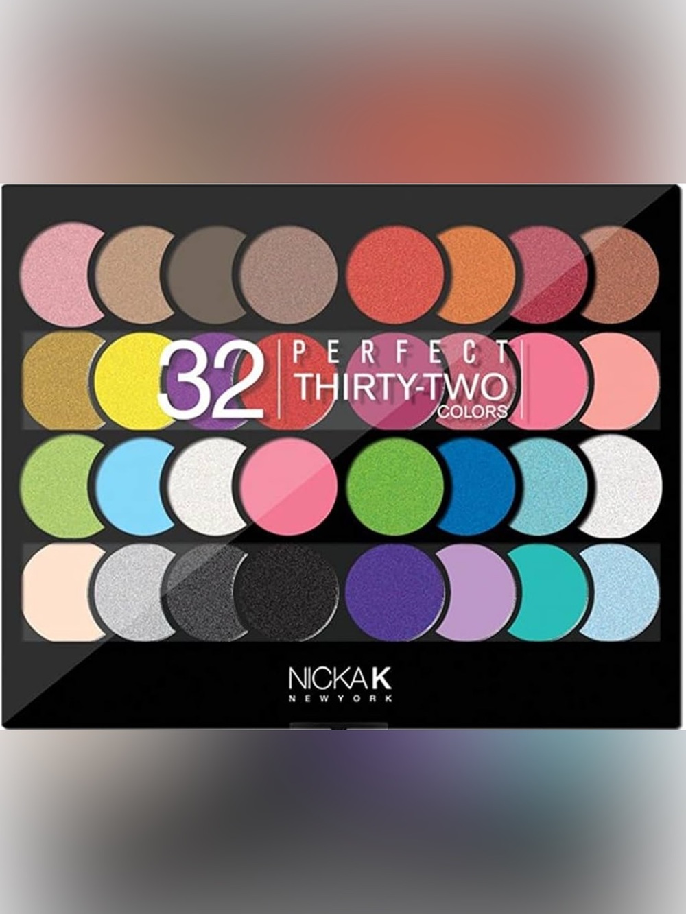 NWT Nicka K New York Perfect 32 colors eyeshadow & blush palette